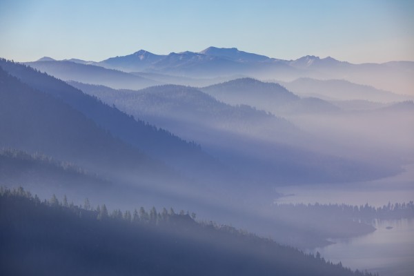 Lake Tahoe while California Burns - Color 2 by Nicholas