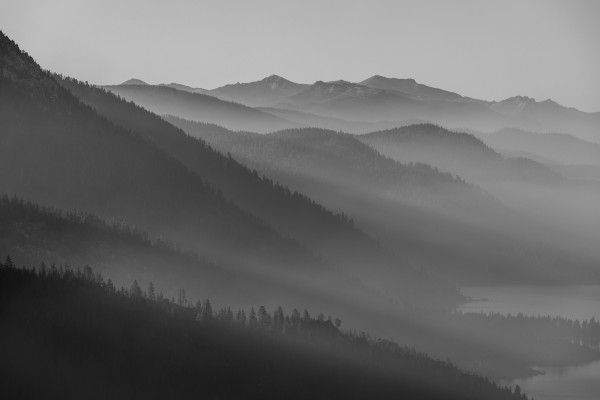 Lake Tahoe while California Burns by Nicholas