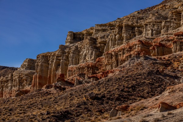 Red Rock Canyon Cliff by Nicholas
