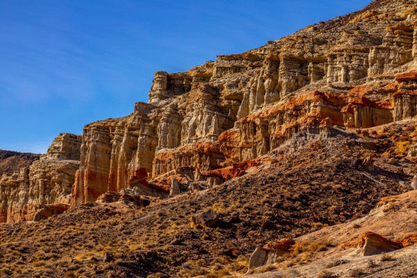 Red Rock Canyon Cliff - Vivid by Nicholas