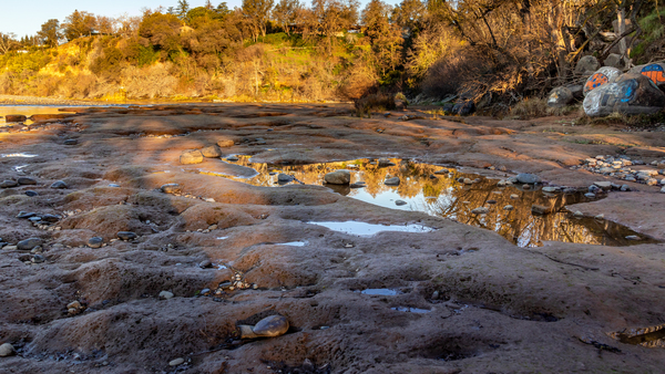 San Juan Rapids and Graffiti  by Nicholas