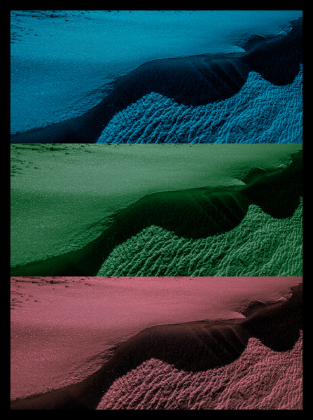 Cornice Colors Black Trim Print