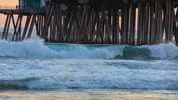 Pilings and Waves by Nicholas