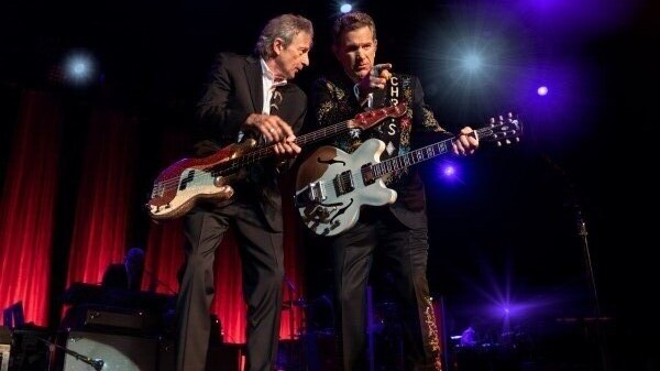 Chris Isaak and Rowland Salley  Print