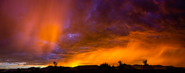 Busy Sky at Dusk Print