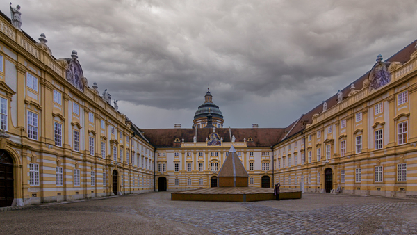 Melk Abbey Courtyard Print