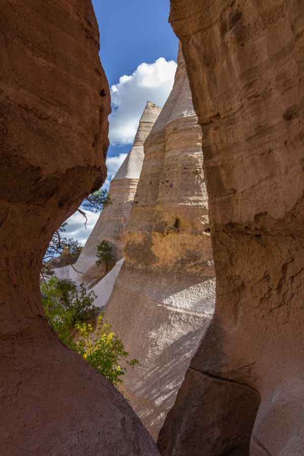 Tent Rock Opening by Nicholas