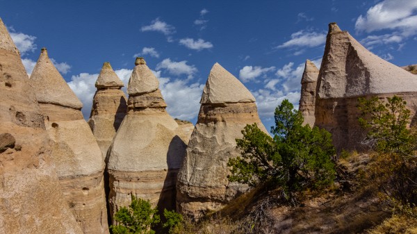 Tent Rocks From The Top Print