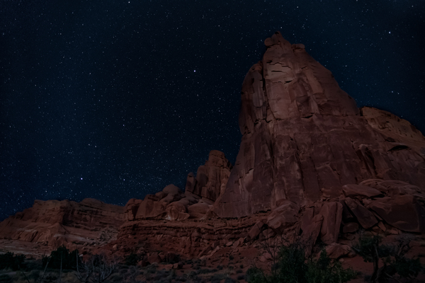 Night time in Arches Print