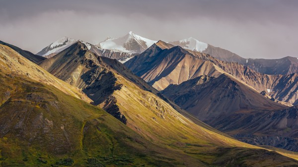 Sunlit Slope Alaska by Nicholas