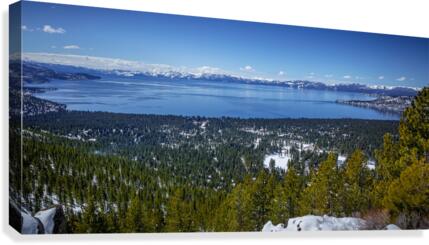 Lake Tahoe Pano Canvas Print