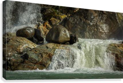 Glacial Runoff Canvas Print