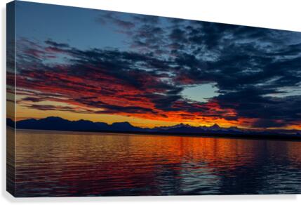 Alaskan Sunset Canvas Print