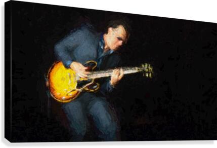Guitar Man Canvas Print