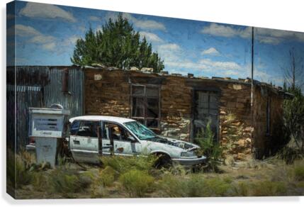 The Station is Closed Canvas Print