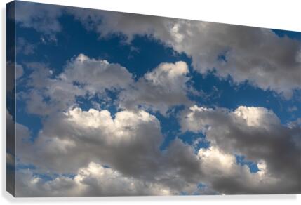 Blue Sky Clouds  Canvas Print