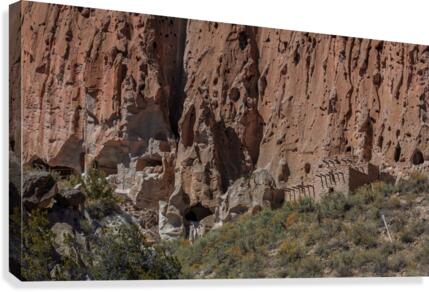 Bandelier Cliff Dwellings 2  Canvas Print