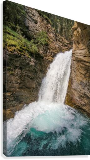 Glacial Waterfall Canvas Print