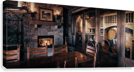 Wine Cellar Canvas Print
