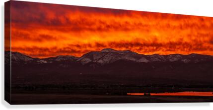 Mt Rose on Fire Canvas Print