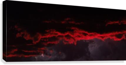 Red Clouds 3 Canvas Print