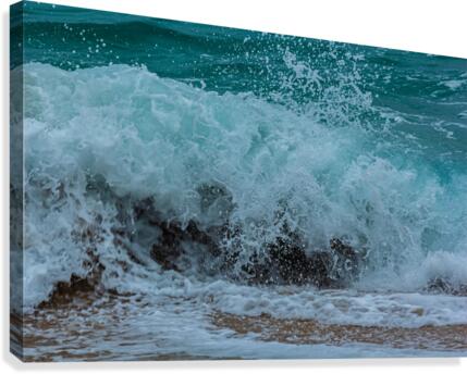 Blue Splash Canvas Print