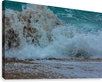 Sandy Splash Canvas Print