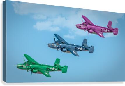 Color Squadron Canvas Print