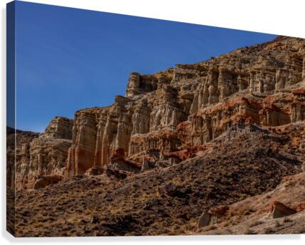 Red Rock Canyon Cliff Canvas Print