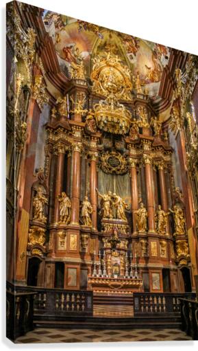 Church Altar  Canvas Print