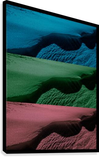 Cornice Colors Black Trim Canvas Print