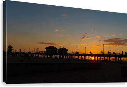 Long Pier Canvas Print