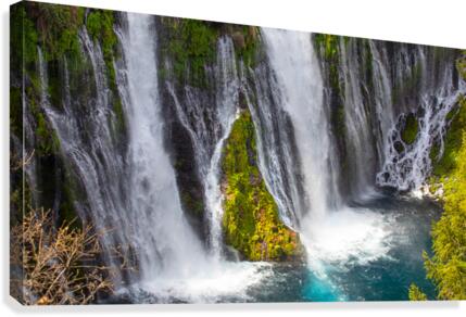 Burney Falls Pool Canvas Print