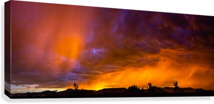 Busy Sky at Dusk Canvas Print
