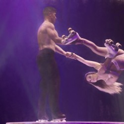 Cirque Le Noir Skater Spin Artistic