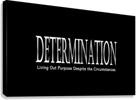 Determination Canvas Print