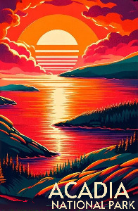 Acadia National Park - Poster