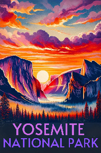 Yosemite National Park - Poster
