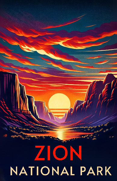 Zion National Park - Poster Print