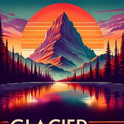 Glacier National Park - Poster