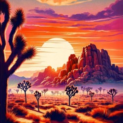 Joshua Tree National Park - Poster
