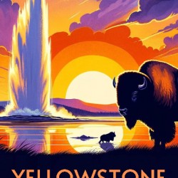 Yellowstone National Park - Poster