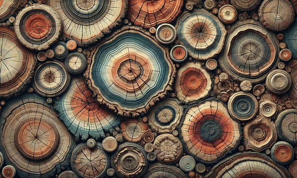 Timeless Echoes: Natures Rings of History by ProLuca