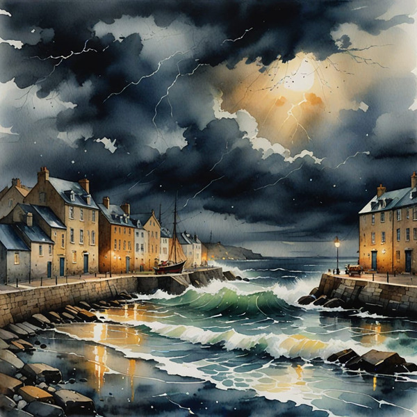 Stormy Seaside Serenity by ProLuca