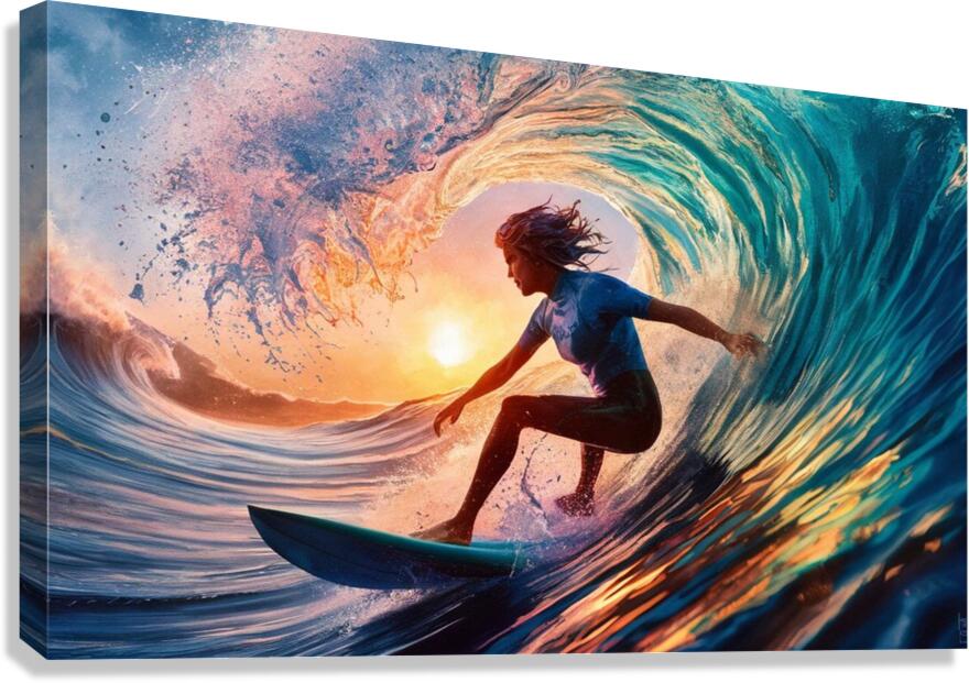 Nice wave Canvas Print
