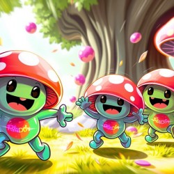  mushroom gummies kids room