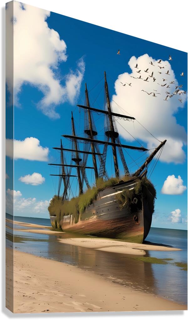 old ship Canvas Print