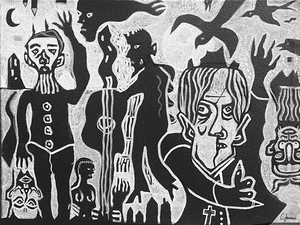 cardinal flees demons