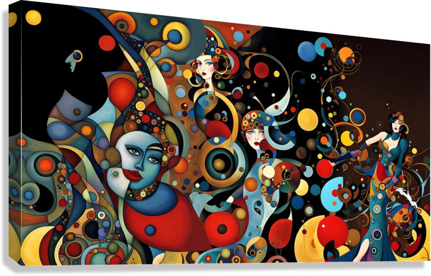 Popmoonone Canvas Print