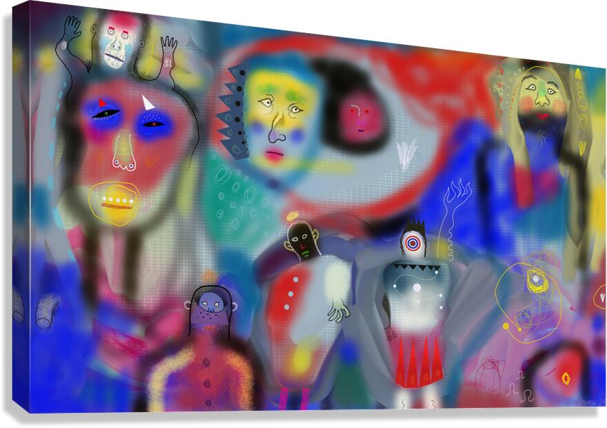 again Canvas Print